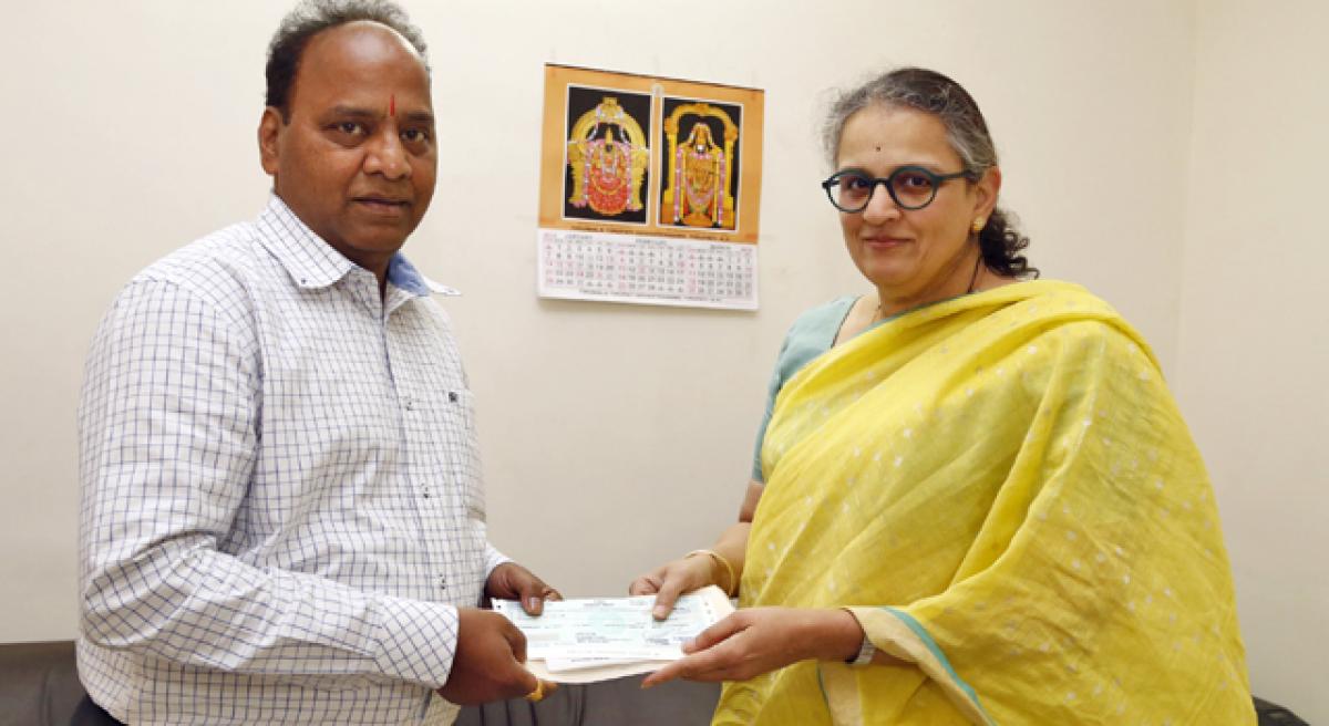 Devotee donates 1 cr to BIRRD