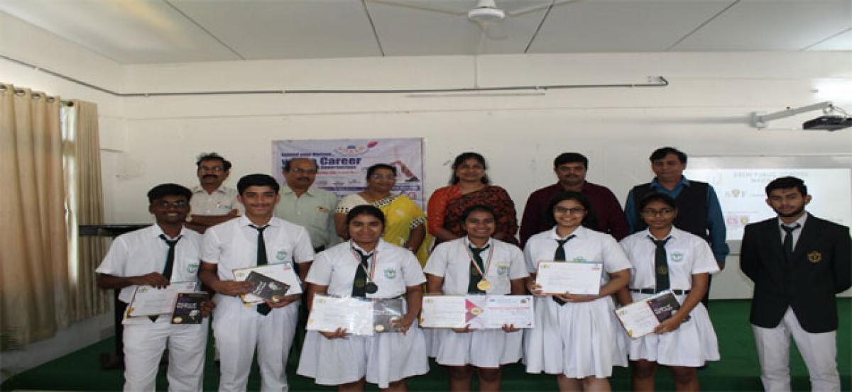 DPS Nacharam students excel in SOF Olympiad