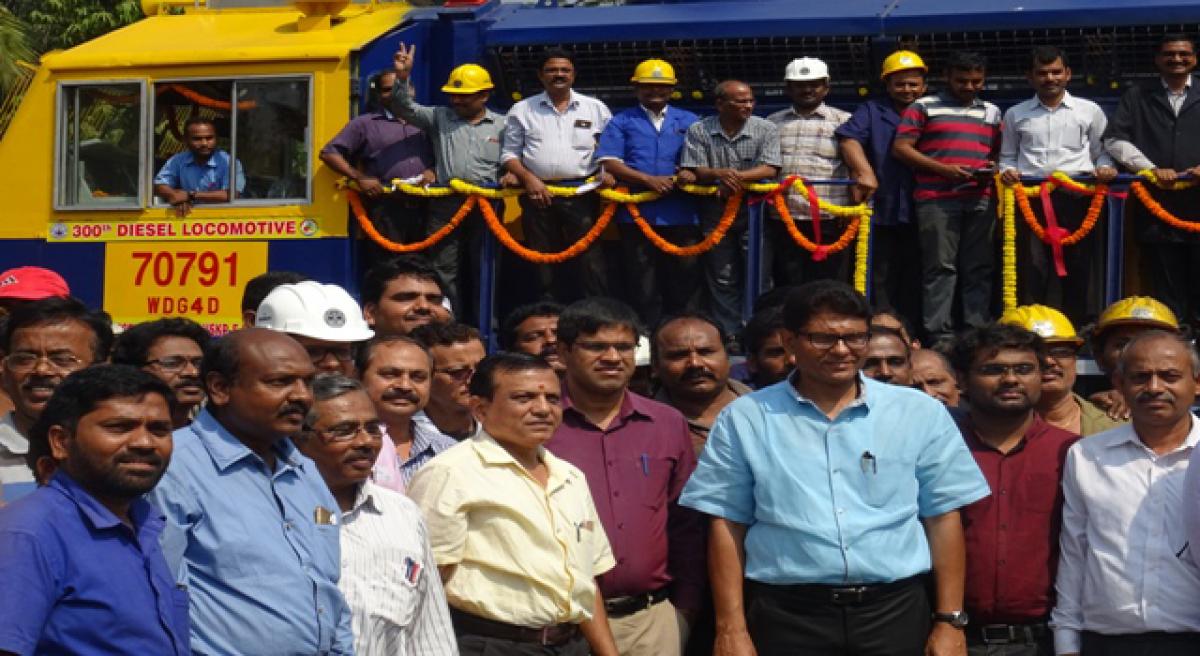 Vizag loco shed stands out