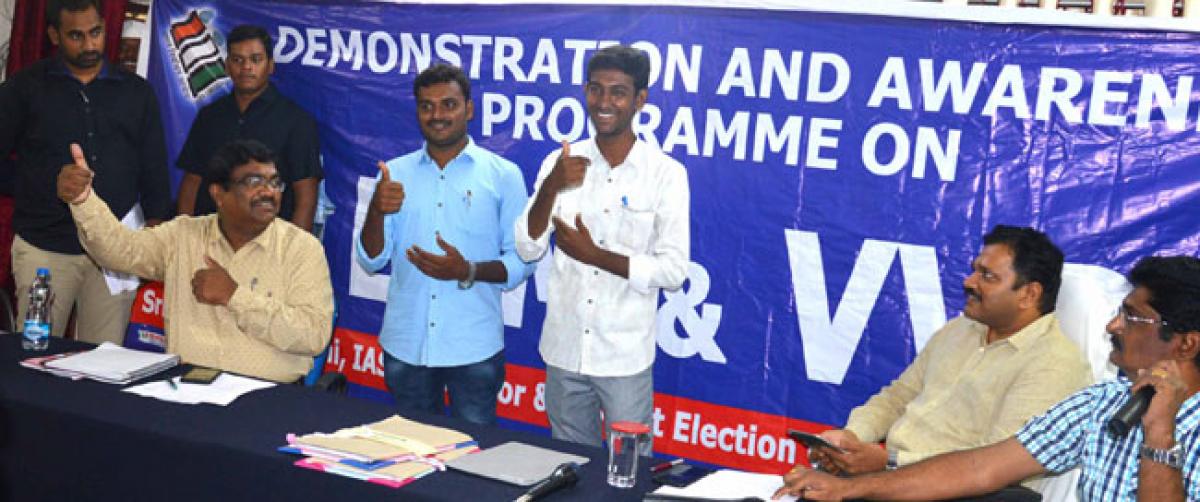 Electoral officials trained to help deaf, dumb voters