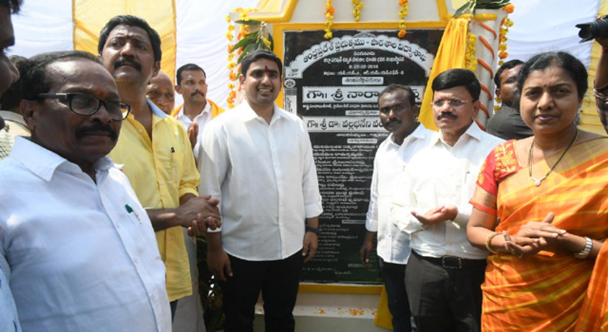 Vote for TDP as gift to hard work of CM: Lokesh