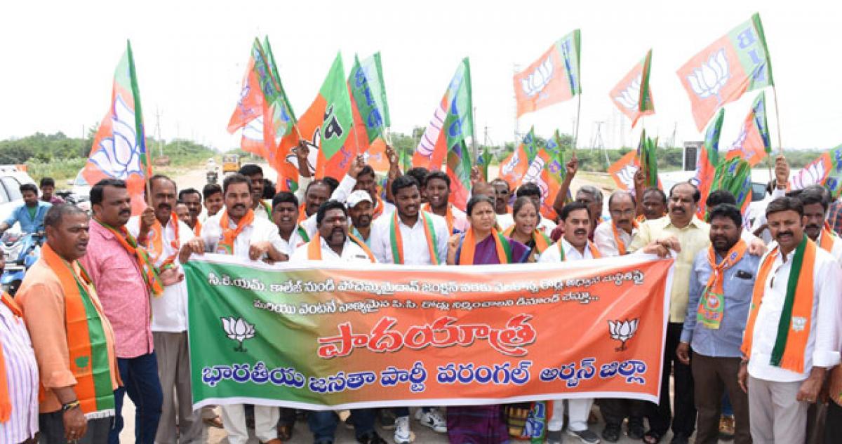 TRS, more of words than deeds: BJP