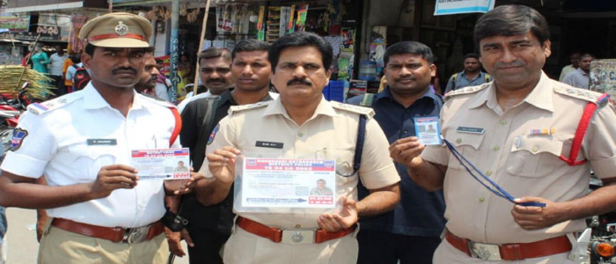 Digital id cards distributed to auto drivers