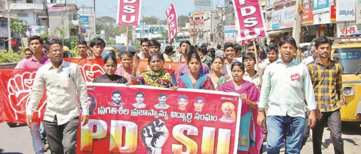 Student unions call for bandh today