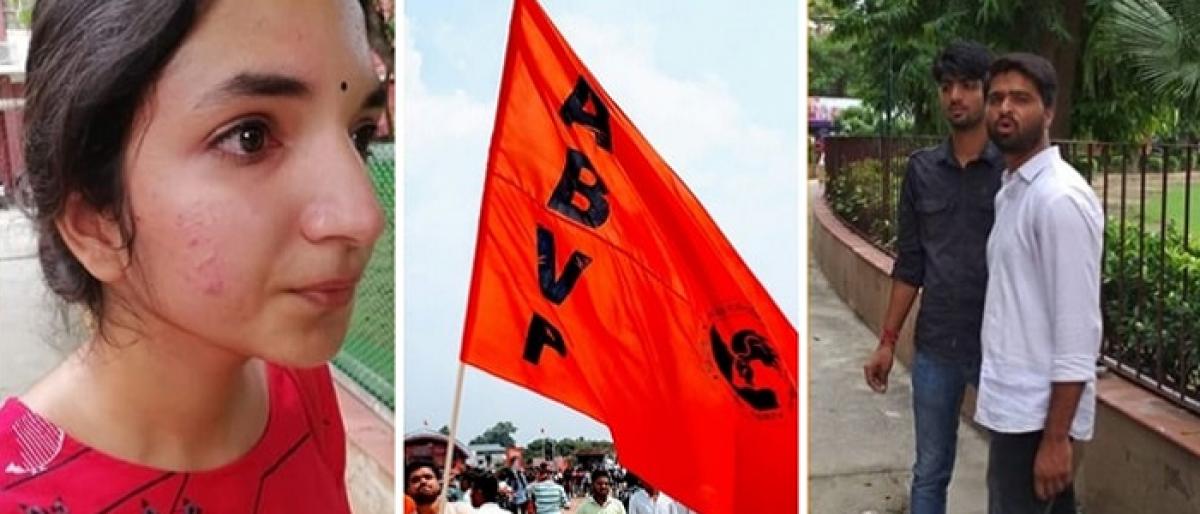 DU AISA president claims she was slapped by ABVP members