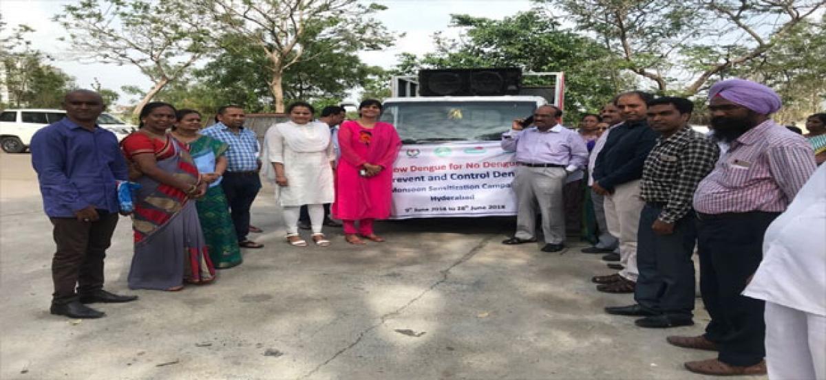 Dengue awareness vehicle