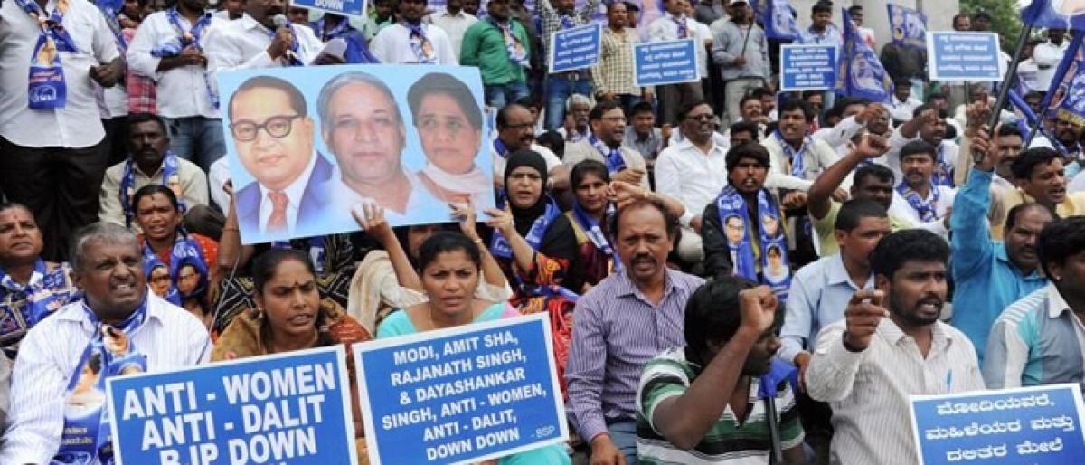 Dalit anger: BJP hard core its own enemy