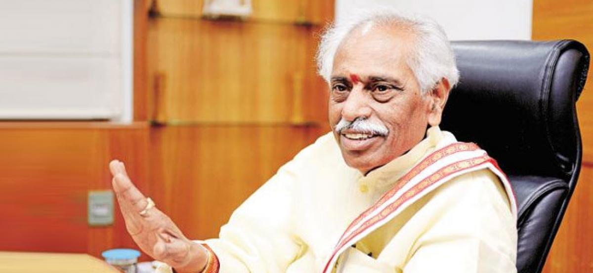 Need to increase pace of development works in Telangana: Dattatreya