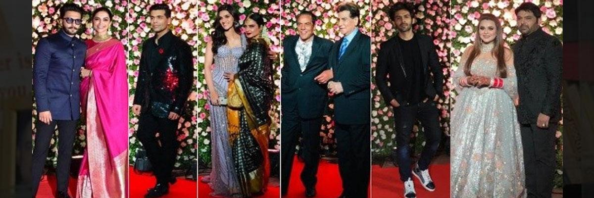Ranveer, Deepika, Karan And Kartik Attends Kapil Sharma’s Wedding Reception