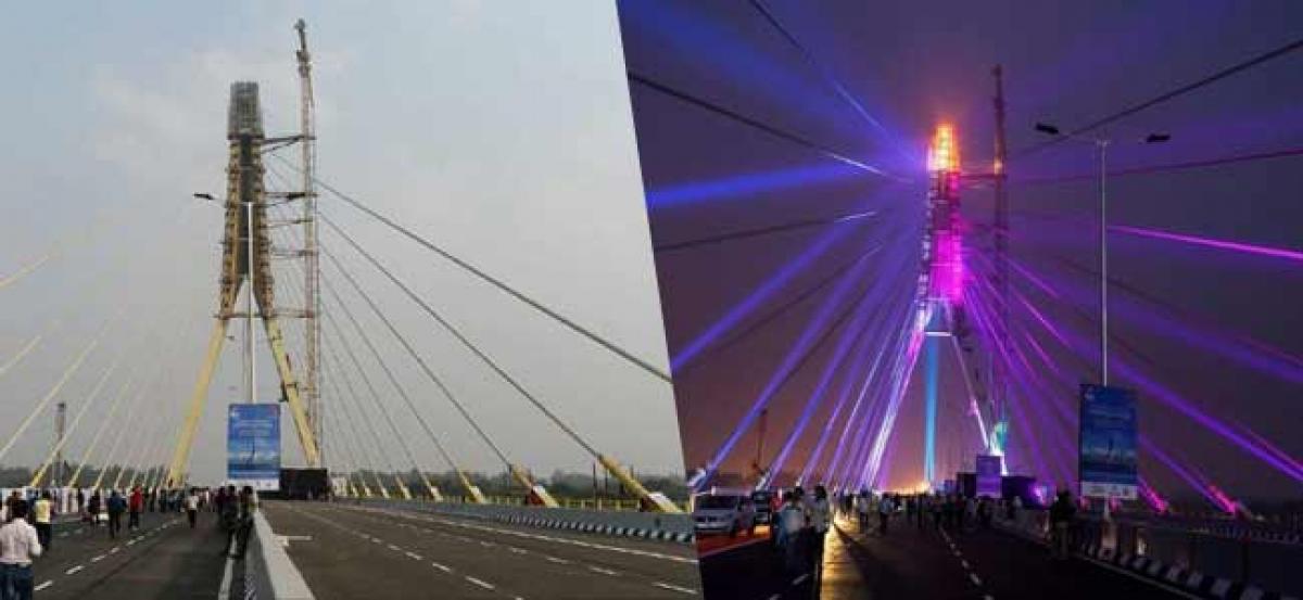 Delhis Signature Bridge opens for public