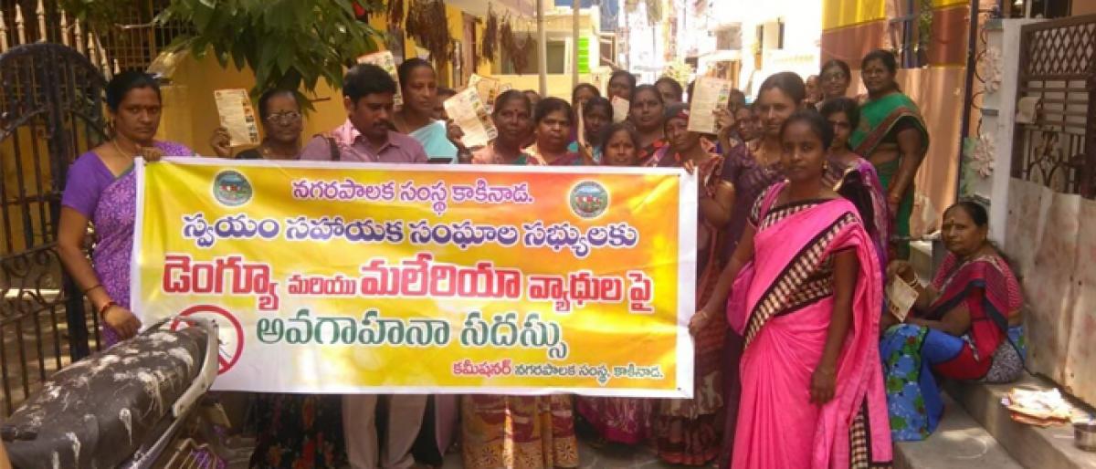 Awareness rallies to check dengue organised in Kakinada