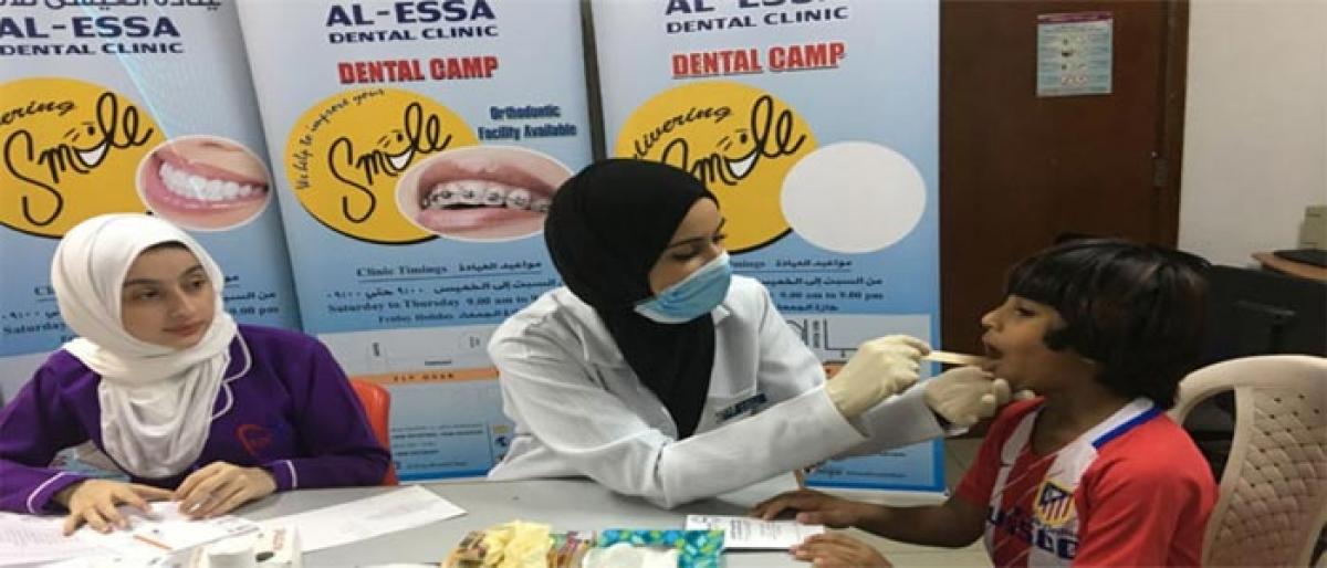 Free dental camp at QIS