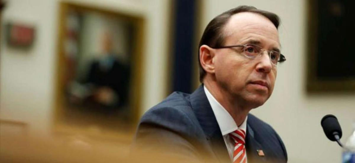 Republican lawmakers launch move to impeach Deputy US Attorney General Rod Rosenstein