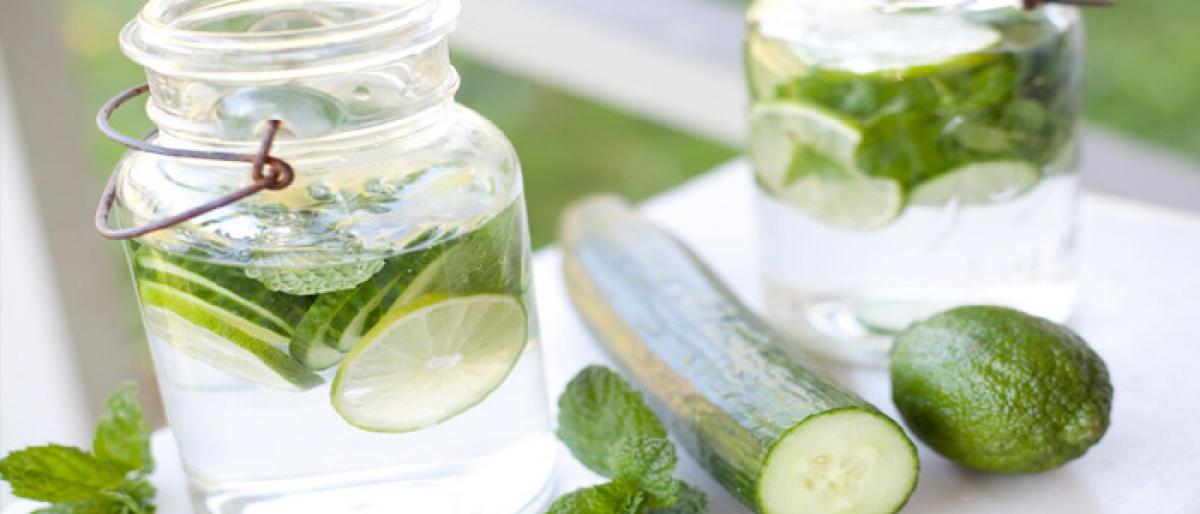 Detoxify with infused water