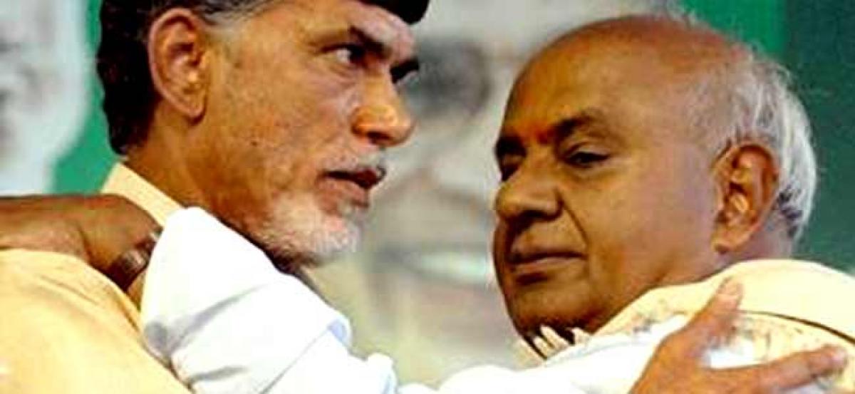 Naidu to meet Deve Gowda