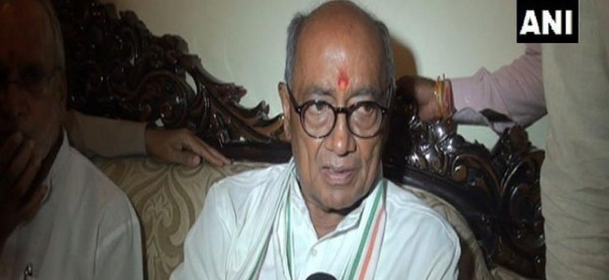 Spoke about Sanghi terror, not Hindu terror: Digvijaya Singh