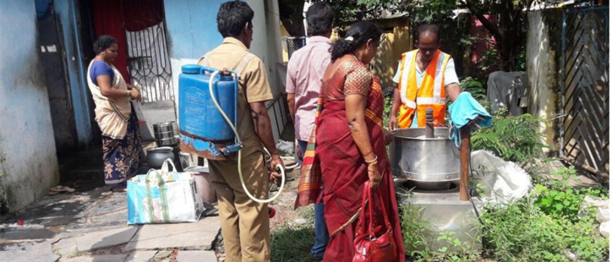 7 teams formed to look after sanitation in Rajamahendravaram