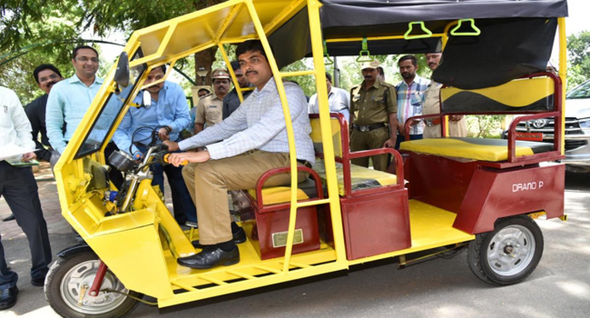 e-Autos to be introduced in Guntur