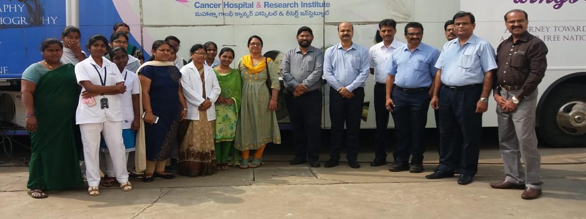 200 attend cancer screening camp for women at Visakhapatnam Special Economic Zone