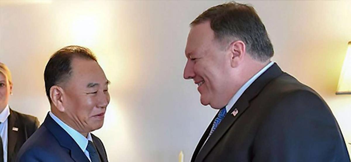 Mike Pompeo, North Korean envoy Kim Yong Chol begin meeting in New York