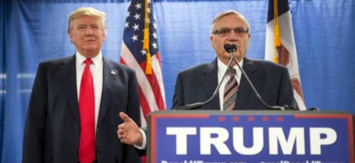 Donald Trump pardons convicted ex-Arizona sheriff Joe Arpaio