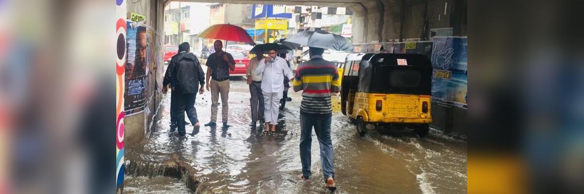 Divert rain-water into drains: Civic chief Srikesh B Lathkar
