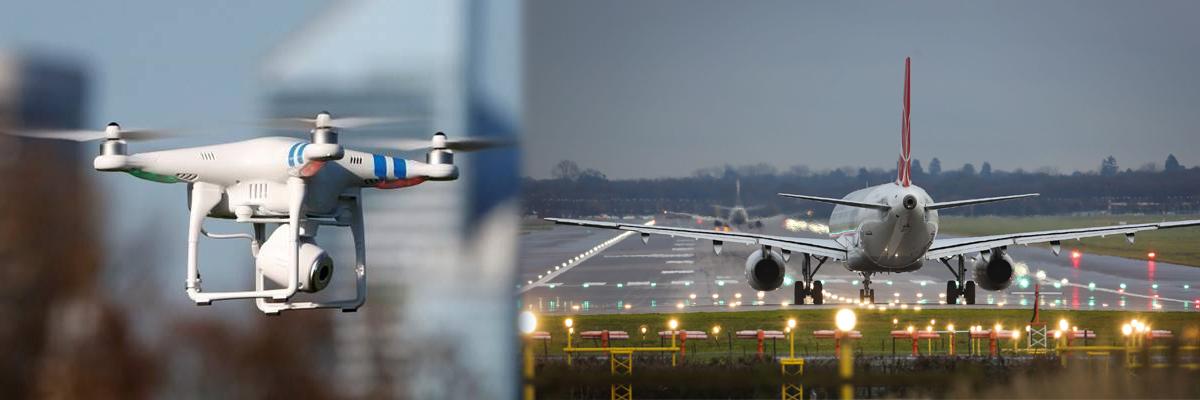 Drone sightings at UK airport halt flights
