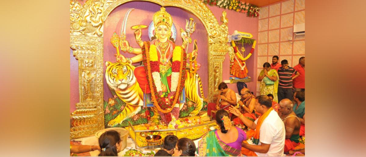 Gaiety marks beginning of Devi Navaratri festivities