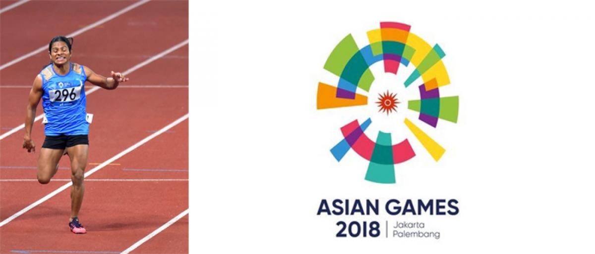 Silver encore for Dutee in Asian Games