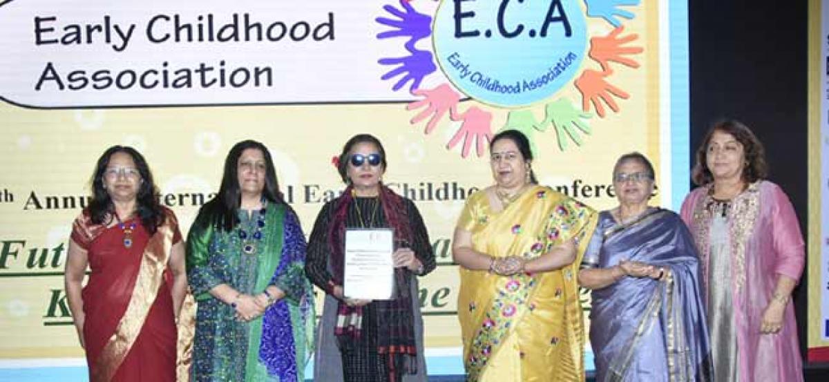 Shabana Azmi inaugurates the 6th Annual International Conference of Early Childhood Association​