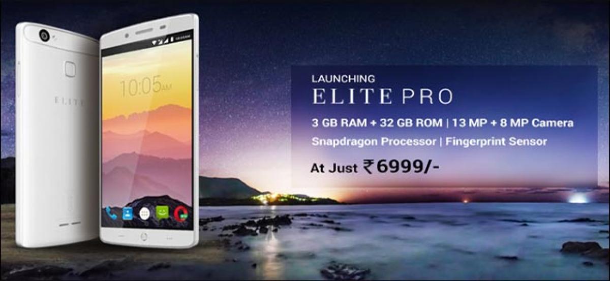 Swipe launches  ELITE Pro  smartphone at ` 6,999