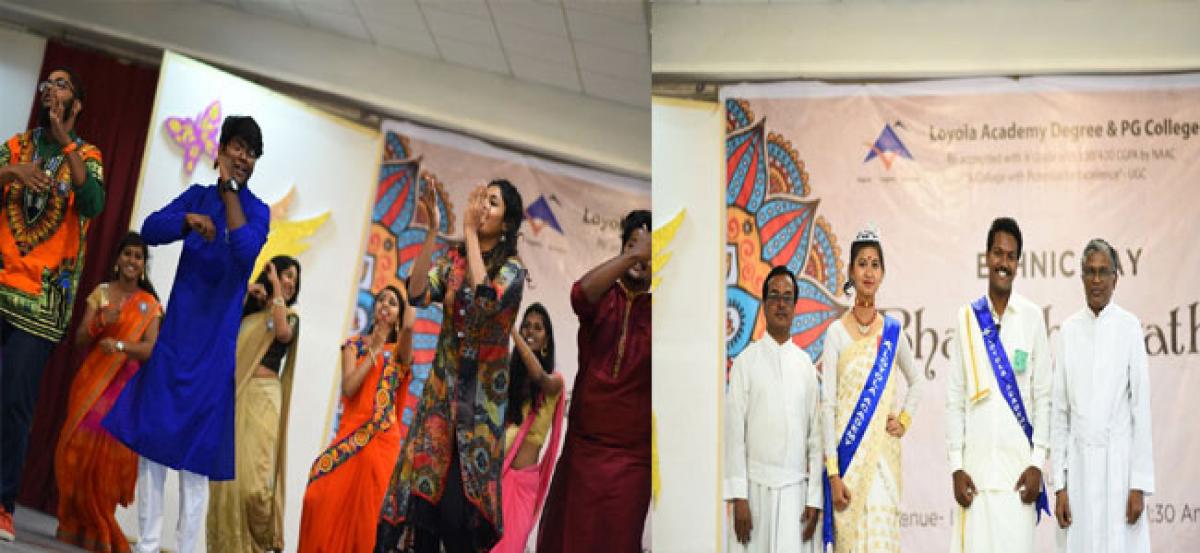 Ethnic Day at Loyola Academy Degree and PG College
