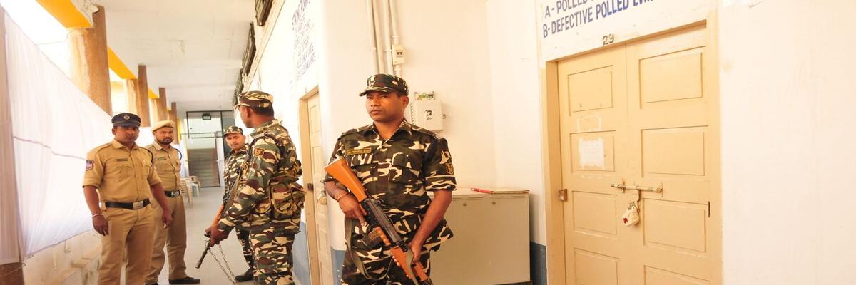 EVMs moved to strongrooms under tight security