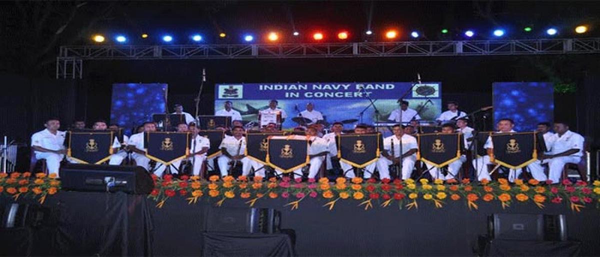 Naval band music enthrals Vizagites