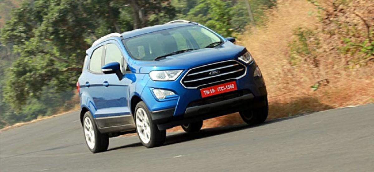 Ford EcoSport Petrol Titanium Plus Gets A Manual Transmission