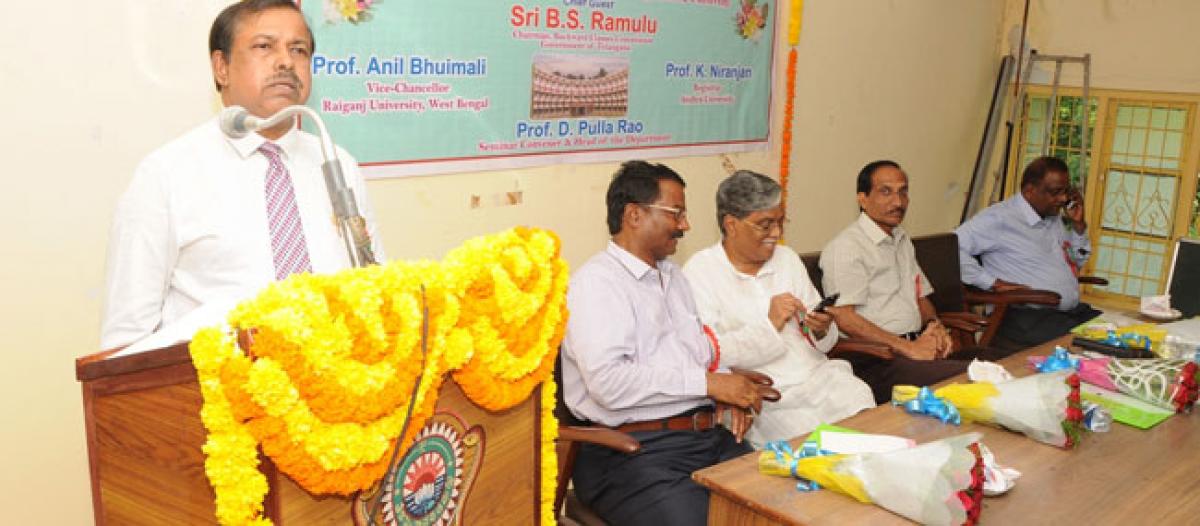 People’s participation important in development of nation: Vice-Chancellor Anil Bhumali