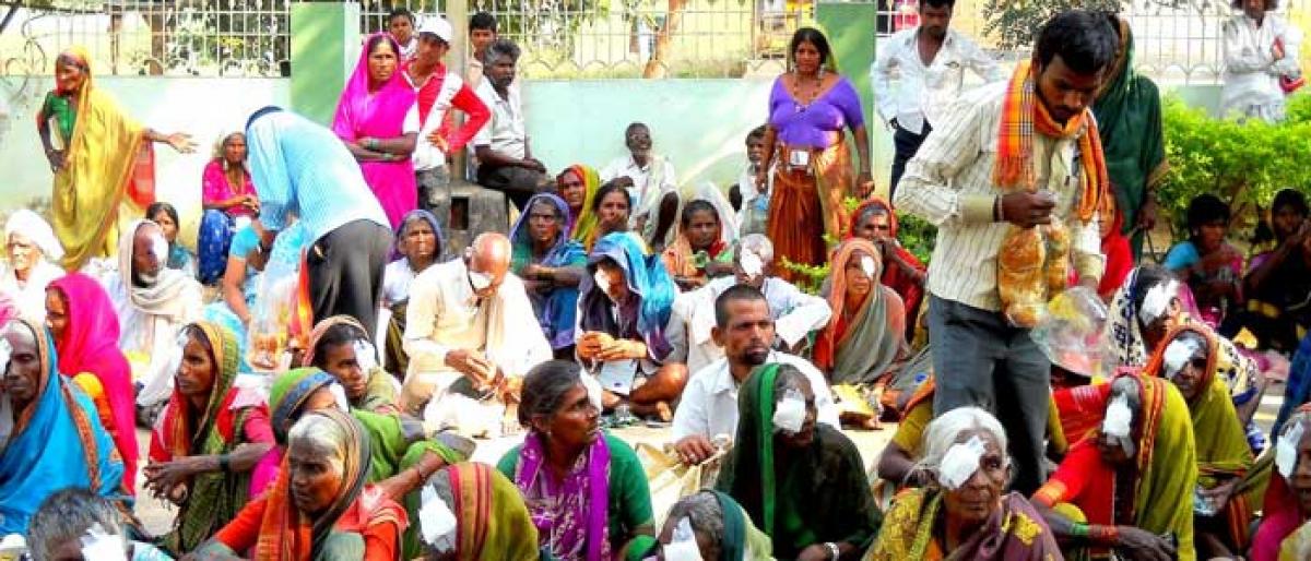 Telangana govt to hold mega eye camps across state