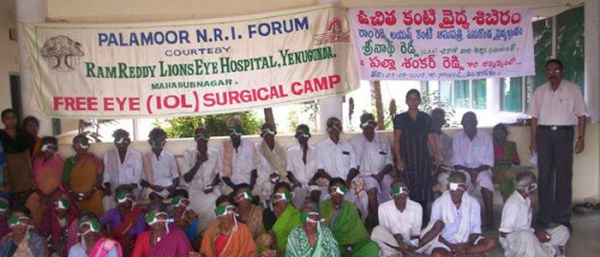 Ram Reddy Eye Clinic to organise free camps