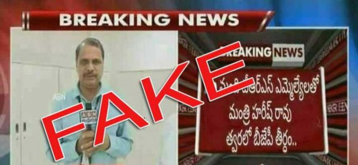 Harish Rao seeks criminal action against imposters spreading fake news