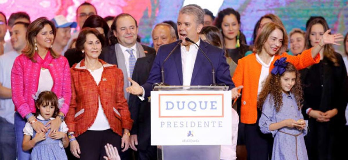 Colombia: Conservative Ivan Duque, a critic of peace deal with rebel group FARC, becomes president