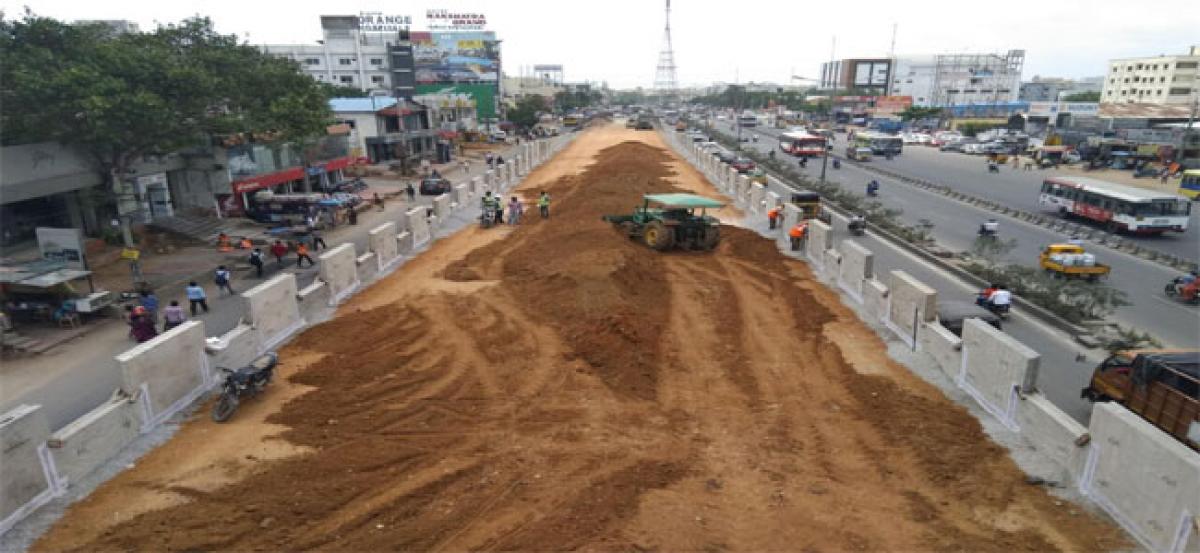One more flyover to be completed from Kamineni Hospital to L B Nagar
