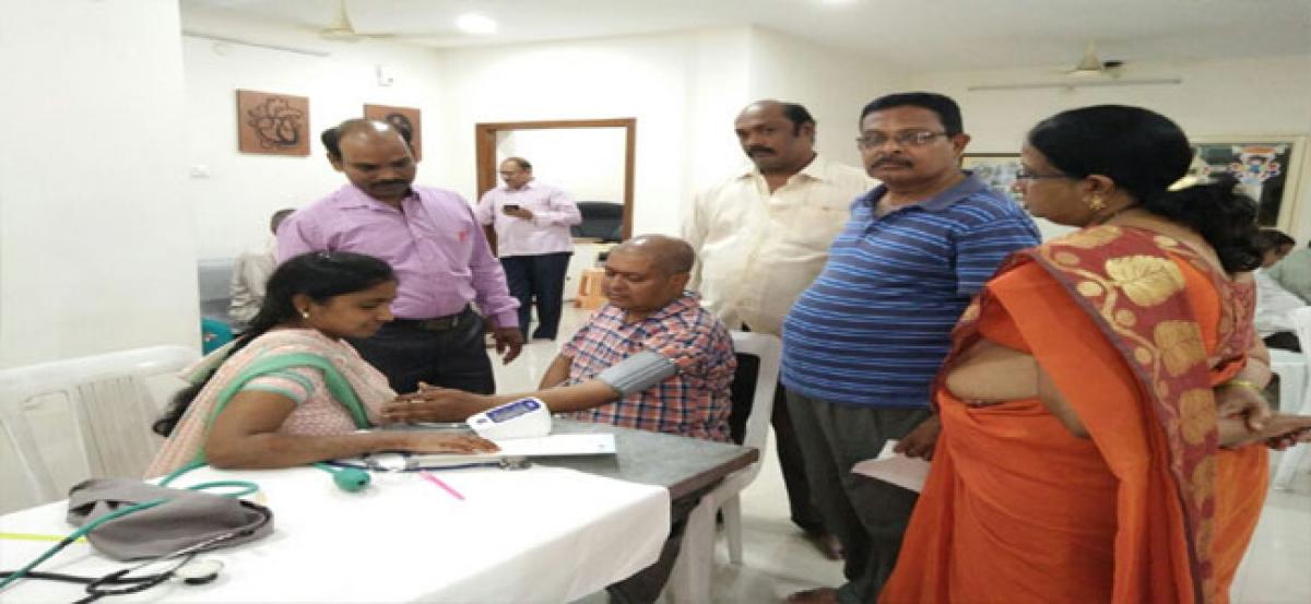 Free health checkup held at Nallakunta