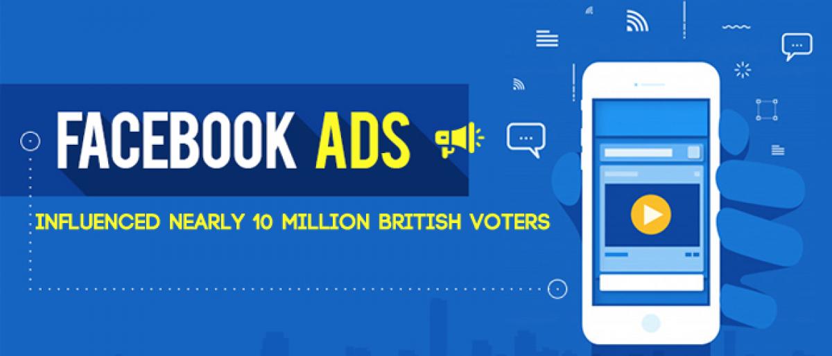 Anonymous Facebook ads influenced nearly 10 mn British voters