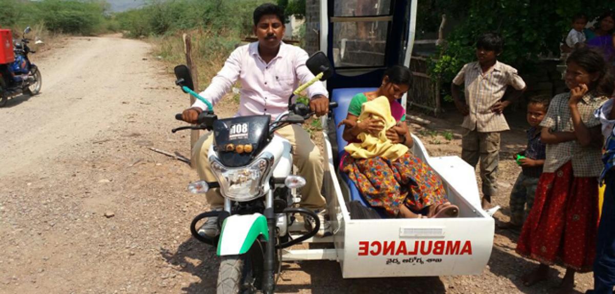 Bike ambulances, a boon to tribals