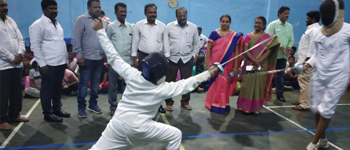 Prakasam fencing tourney organised in ongole