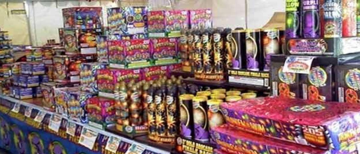 Illegally stored firecrackers seized in Hyderabad