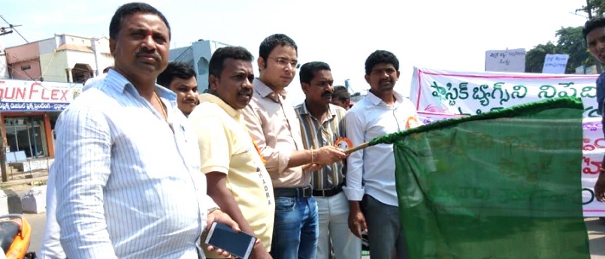 Rally against plastic use flagged off
