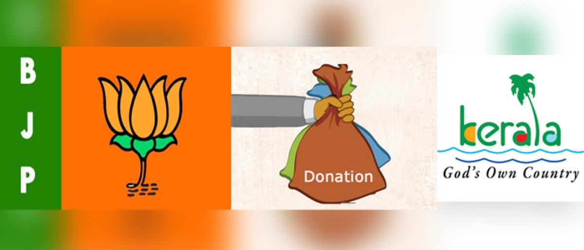 BJP MLAs in delhi donate to flood-hit Kerala