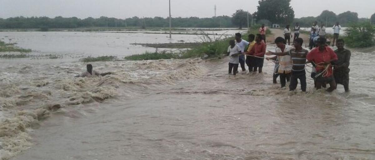 Heavy rainslash Gadwal district