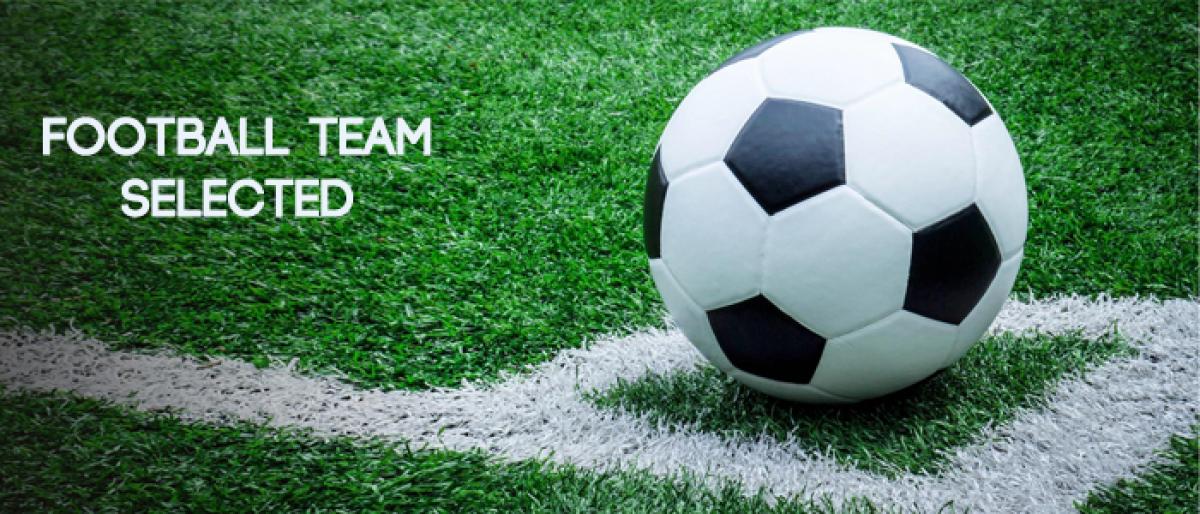 East Godavari District Football team selected